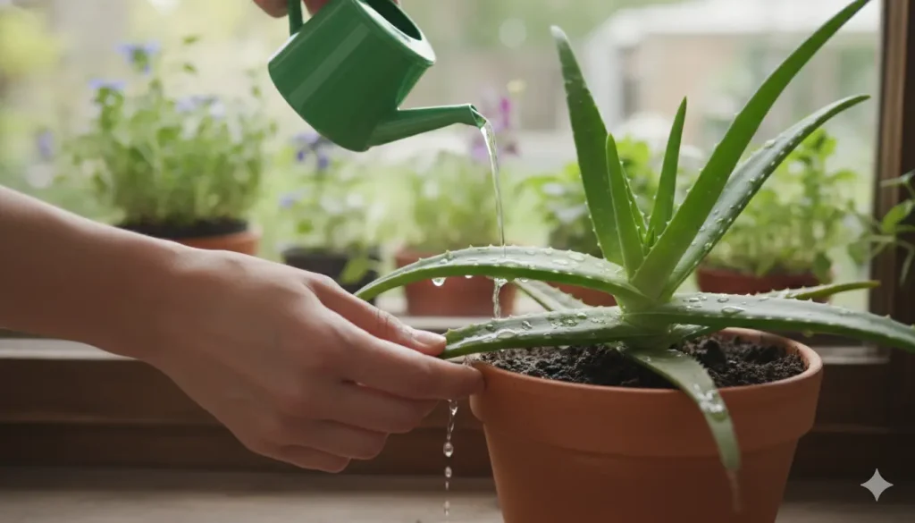 aloe vera qui manque d’eau