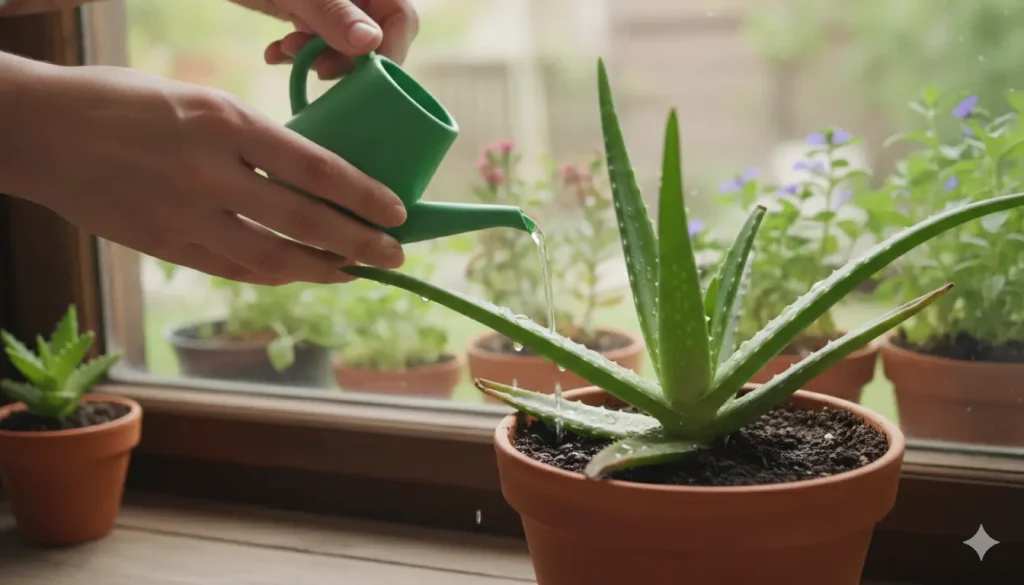 arroser correctement un aloe vera