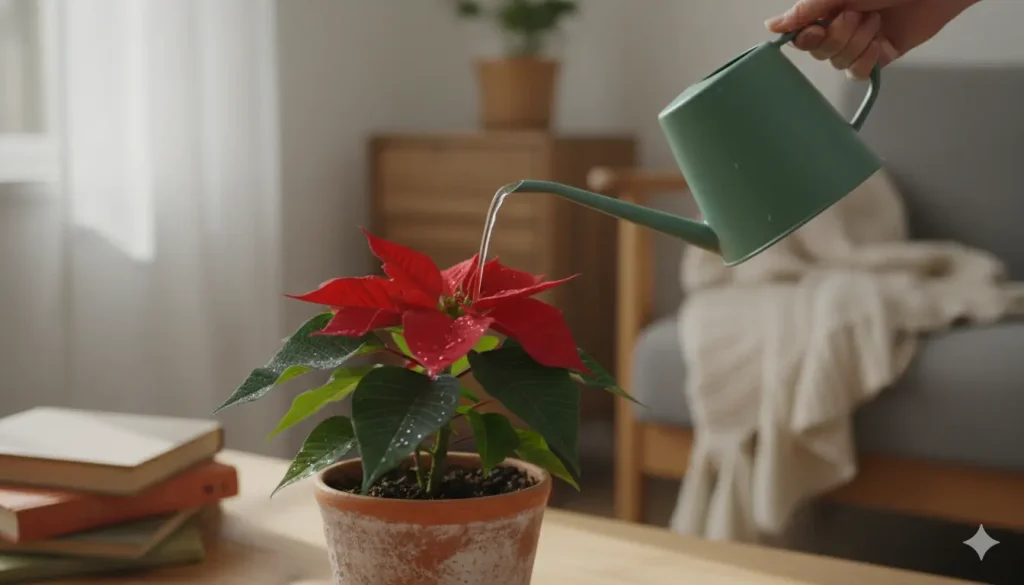 poinsettia arrosage