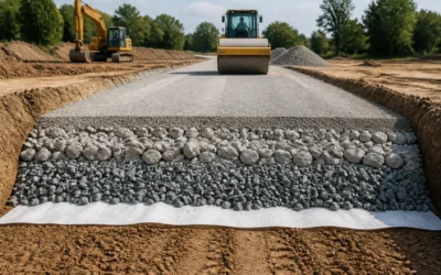 Choisir le gravier pour une allée de chantier durable